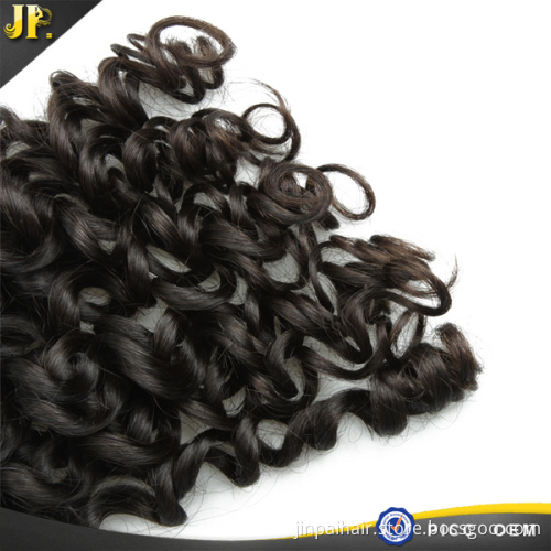 Double Drawn Weft Grade 8A Human Mongolian Jerry Curly Roll Hair